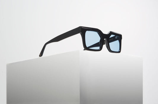 YUKI SUNGLASSES BLACK - BLUE